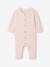 Ensemble combinaison et bonnet naissance fille rose pâle 2 - vertbaudet enfant 