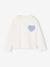 T-shirt manches longues fille écru+vanille 1 - vertbaudet enfant 