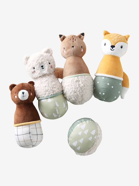 Quilles tissu GREEN FOREST blanc 3 - vertbaudet enfant 