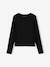 Lot de 2 T-shirts cropped manches longues fille chocolat+noir 9 - vertbaudet enfant 