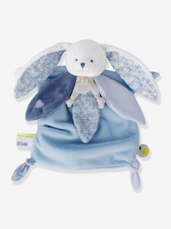 Jouet-Lapin doudou cœur océan 25 cm