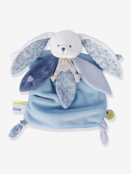 Lapin doudou cœur océan 25 cm bleu 1 - vertbaudet enfant 