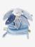 Lapin doudou cœur océan 25 cm bleu 1 - vertbaudet enfant 
