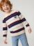 Pull garçon manches longues marine+noisette 1 - vertbaudet enfant 