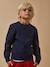 Pull sweat garçon Gris chine+Marine 6 - vertbaudet enfant 