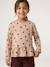 Blouse manches longues fille bois de rose+taupe 4 - vertbaudet enfant 
