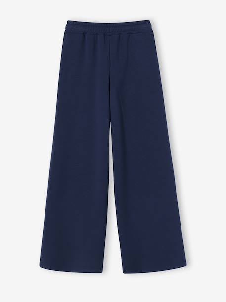 Pantalon large sport fille anthracite 2 - vertbaudet enfant 