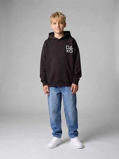 Sweat à capuche Playstation garçon anthracite 6 - vertbaudet enfant 