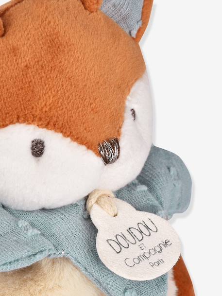 Doudou hochet Timo renard 18 cm orange 4 - vertbaudet enfant 