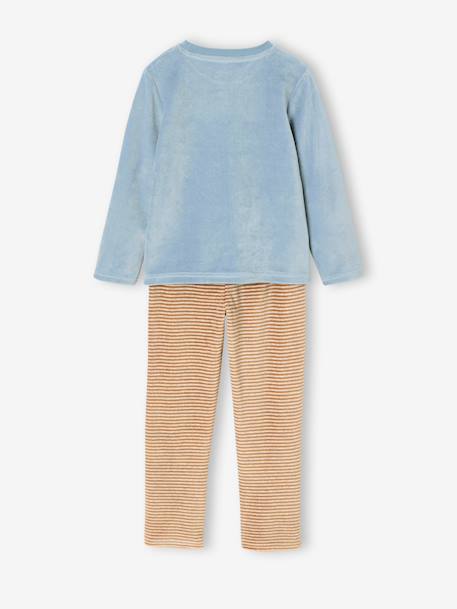 Lot de 2 pyjamas garçon bleu glacier 10 - vertbaudet enfant 