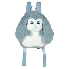 -Peluche - fluffy bag – sac à dos en peluche – lapin – 30 cm