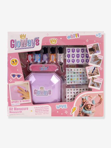 Set manucure sèche-ongles rose 1 - vertbaudet enfant 