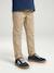Pantalon garçon esprit chino facile à enfiler beige+marine 1 - vertbaudet enfant 