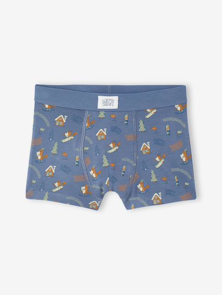 Lot de 5 boxers garçon bleu jean 6 - vertbaudet enfant 