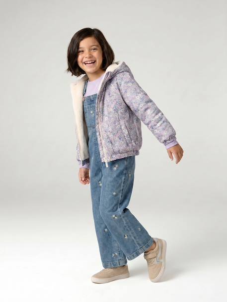 Salopette fille bleu jean 5 - vertbaudet enfant 