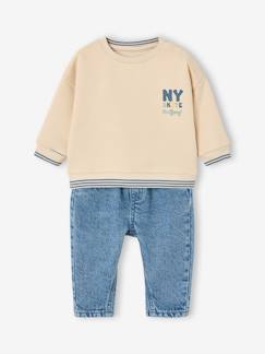 -Ensemble bébé fille sweat et pantalon