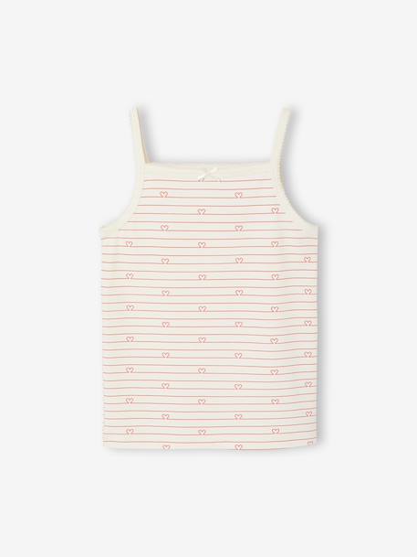 Lot de 3 débardeurs fille beige 4 - vertbaudet enfant 
