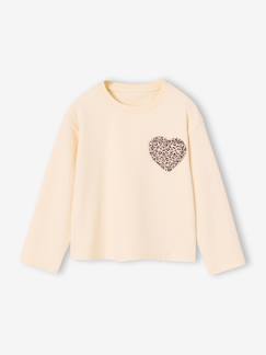 T-shirt manches longues fille  - vertbaudet enfant