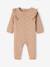 Combinaison bébé fille en tricot beige chiné 1 - vertbaudet enfant 