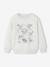 Sweat garçon col rond manches longues blanc chiné+bleu nuit+rouge chiné 1 - vertbaudet enfant 