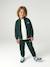 Sweat zippé garçon col camionneur marine+rouge+vert sapin 14 - vertbaudet enfant 