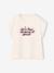 T-shirt manches courtes anthracite+écru+rose 6 - vertbaudet enfant 