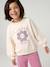 Ensemble fille sweat et pantalon anthracite+écru 6 - vertbaudet enfant 