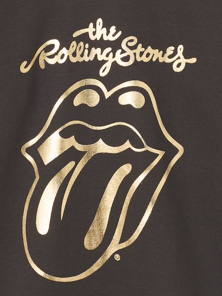 Robe sweat à capuche Rolling Stones anthracite 3 - vertbaudet enfant 