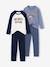 Lot de 2 pyjamas garçon bleu grisé 1 - vertbaudet enfant 