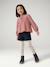 Short en velours poches coeur fille facile à enfiler kaki+marine+rose+vieux rose 4 - vertbaudet enfant 
