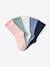 Lot de 5 paires de chaussettes à pois fille bois de rose+rose+rose pâle+rose poudré 8 - vertbaudet enfant 