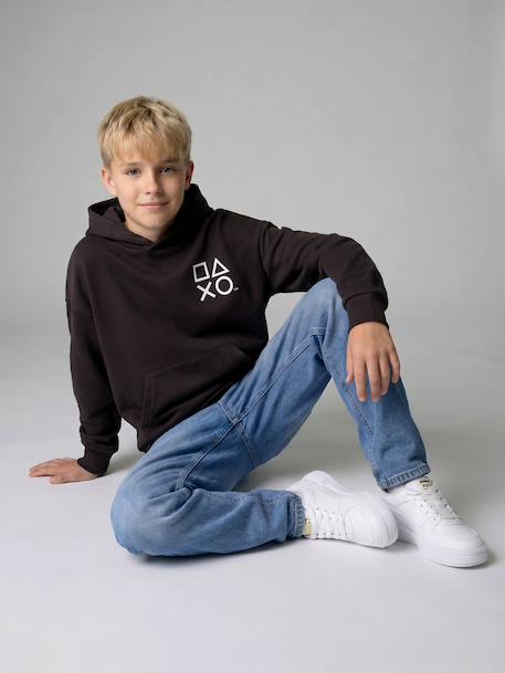 Sweat à capuche Playstation garçon anthracite 7 - vertbaudet enfant 