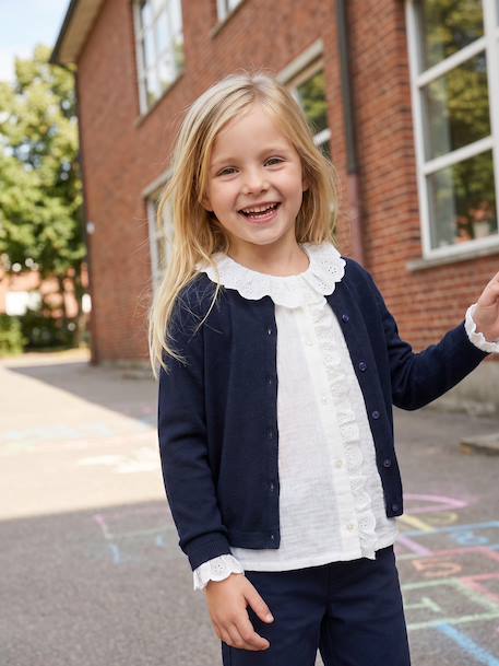Fille-Chemise fille broderie anglaise