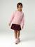 Sweat fille manches longues écru+rose pâle 11 - vertbaudet enfant 