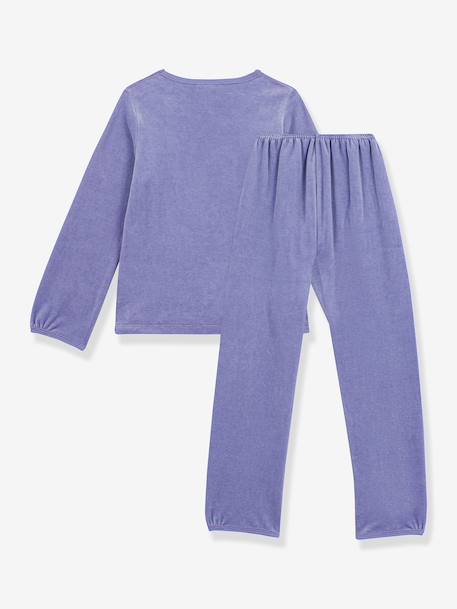 Pyjama enfant coeurs bleu 2 - vertbaudet enfant 