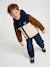 Gilet zippé à capuche garçon bleu moyen+vert sapin 6 - vertbaudet enfant 