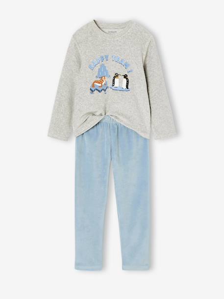 Lot de 2 pyjamas garçon bleu glacier 5 - vertbaudet enfant 