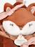 Doudou attache-sucette Mina renard marron 4 - vertbaudet enfant 