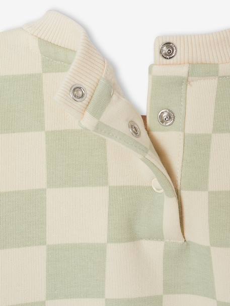 Sweat bébé garçon manches longues vert sauge 4 - vertbaudet enfant 
