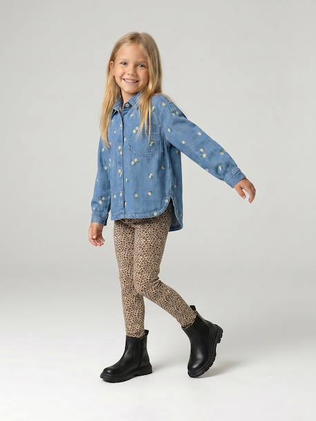 Fille-Lot de 3 leggings fille