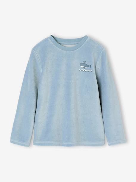 Lot de 2 pyjamas garçon bleu glacier 3 - vertbaudet enfant 