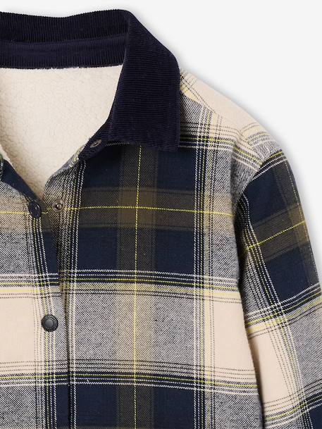 Chemise manches longues enfant garçon marine 3 - vertbaudet enfant 