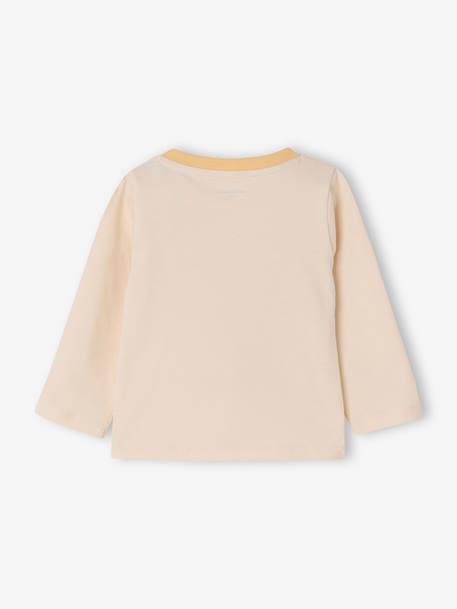 T-shirt manches longues bébé garçon vanille 4 - vertbaudet enfant 