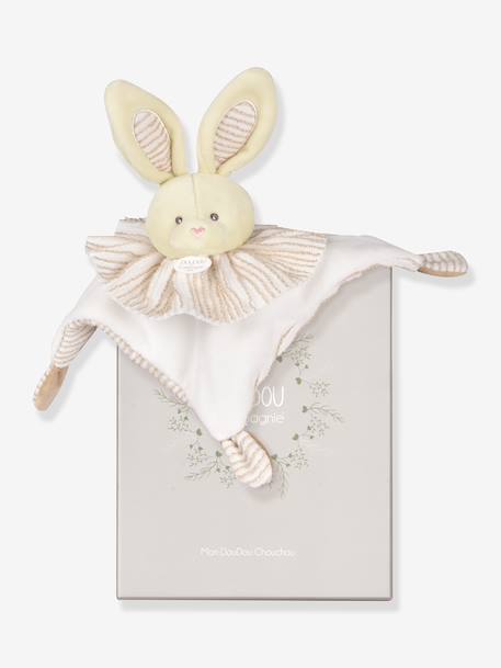 Doudou lapin 20 cm blanc 1 - vertbaudet enfant 