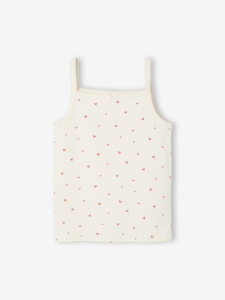 Lot de 3 débardeurs fille beige 2 - vertbaudet enfant 