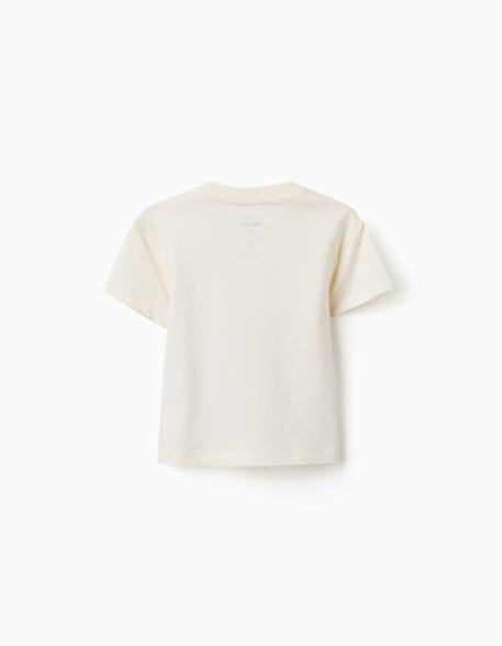 T-shirt en coton avec imprimé batman Blanc 2 - vertbaudet enfant 