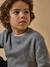 Pull sweat garçon Gris chine+Marine 3 - vertbaudet enfant 