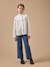 Chemise avec froufrou fille Ecru 4 - vertbaudet enfant 