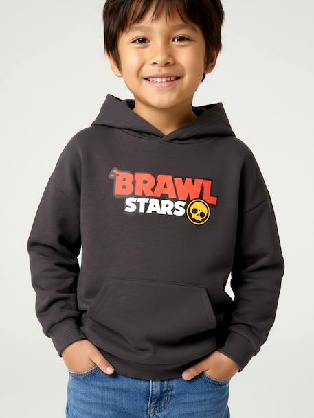 Sweat à capuche Brawl Stars garçon anthracite 1 - vertbaudet enfant 