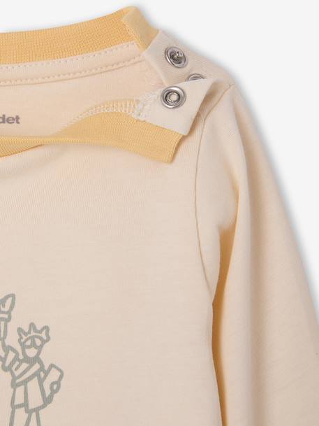 T-shirt manches longues bébé garçon vanille 2 - vertbaudet enfant 
